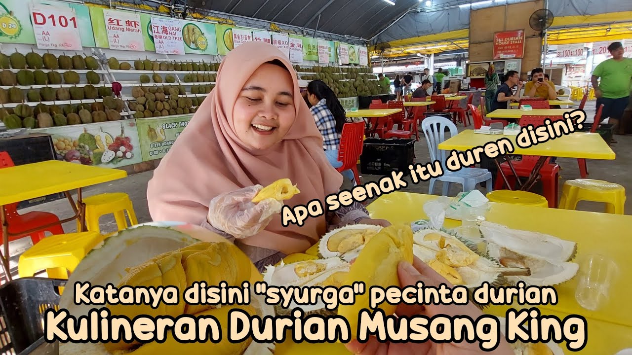 Katanya Disini Syurga Durian Musang King, Seenak itu? SS2 Durian House Stall #musangking #klfoodie