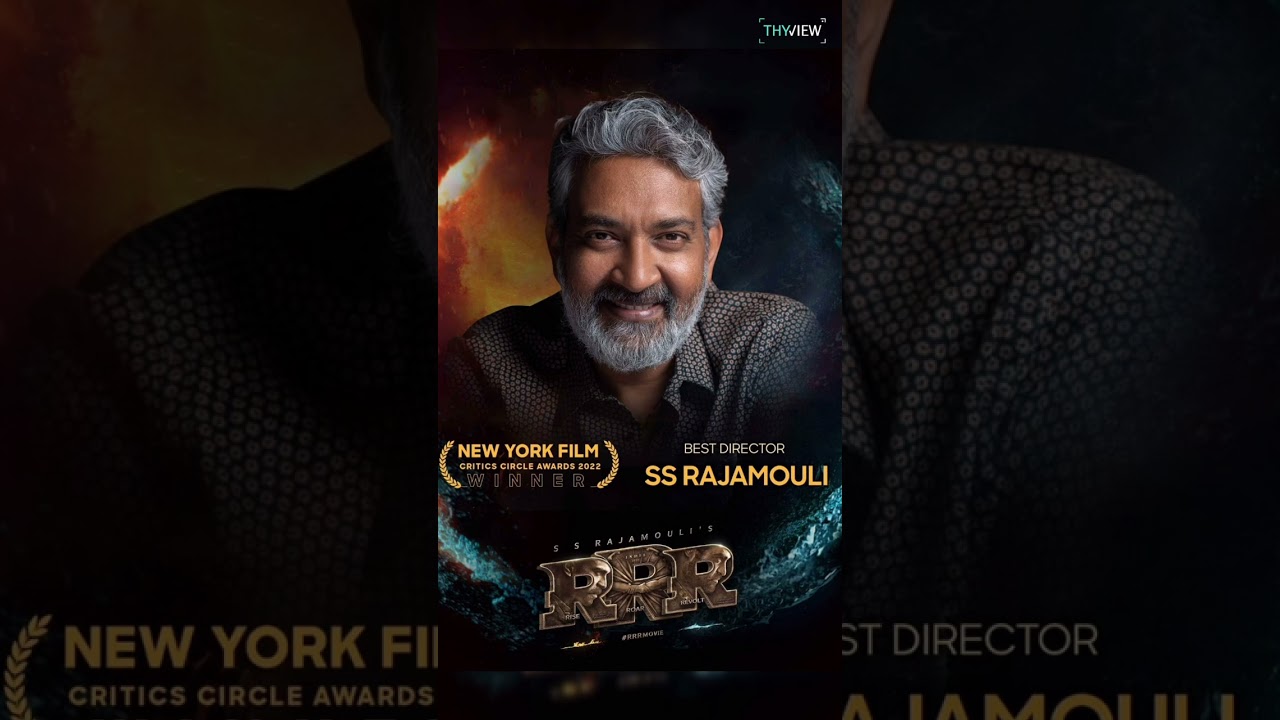SS Rajamouli Wins Best Director At Prestigious New York Film Critics | RRR, Oscars | THYVIEW Shorts