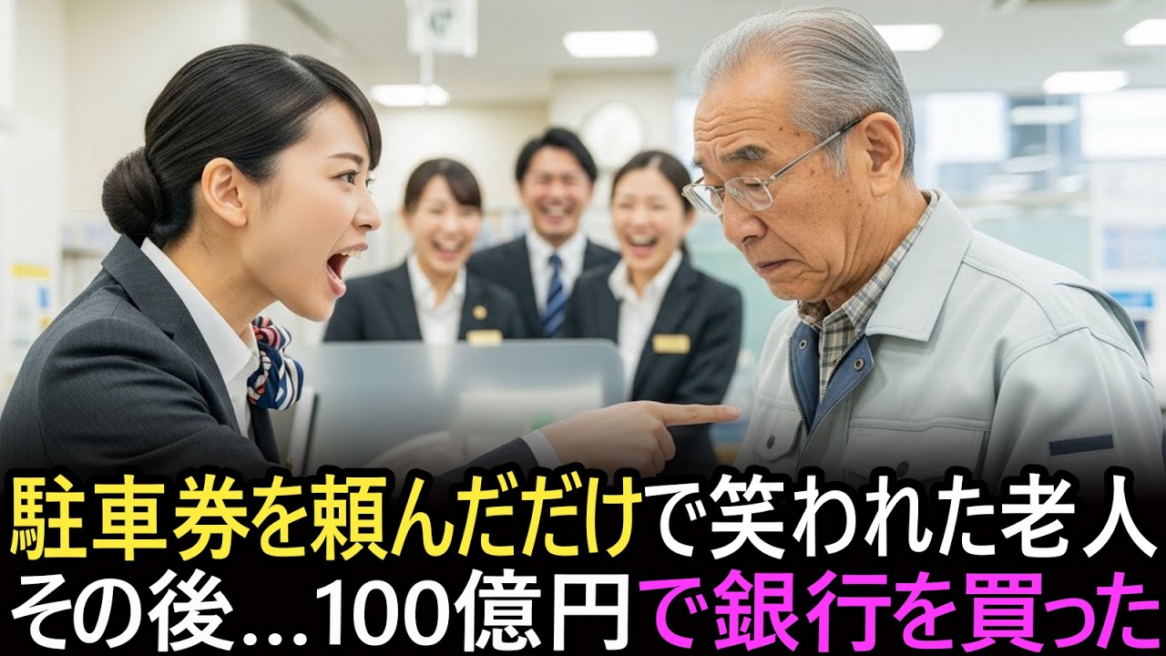 駐車券を頼んだだけで笑われた老人――その後、100億円を引き出し、銀行の建物ごと買い取った。