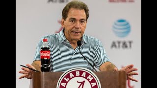 Nick Saban talks Texas A&M, injuries, more Nick Saban talks Texas A&M, injuries, more