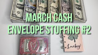 March Cash Envelope Stuffing2 | sinking funds & savings | SoCal Budgeter