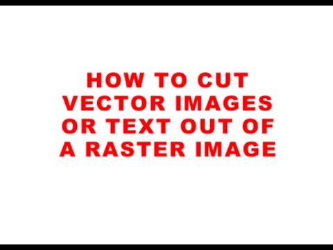 HOW TO MAKE A CUTOUT INTO A RASTER IMAGE IN STARCRAFT CREATE