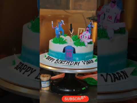 #Shorts Viral Cakes# Trending Designe#Cricket Lovers Cake # Indida Cricket lovers#