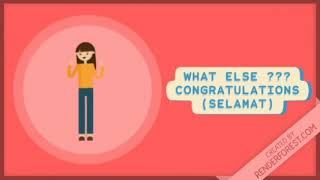VIDEO MATERI PEMBELAJARAN CONGRATULATIONS - BAHASA INGGRIS KELAS 9