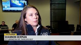 City leaders in Travelers Rest SC launch an emergency command center. ⚠️