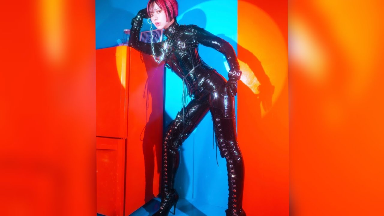 Коллекция длинных, стильных, удобных, кожаных, привлекательных, выше колена, латексных сапог на в...