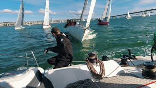 The Port Tack Start was Thrilling