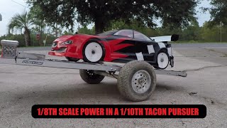 1/10th Tacon Pursuer on road race car