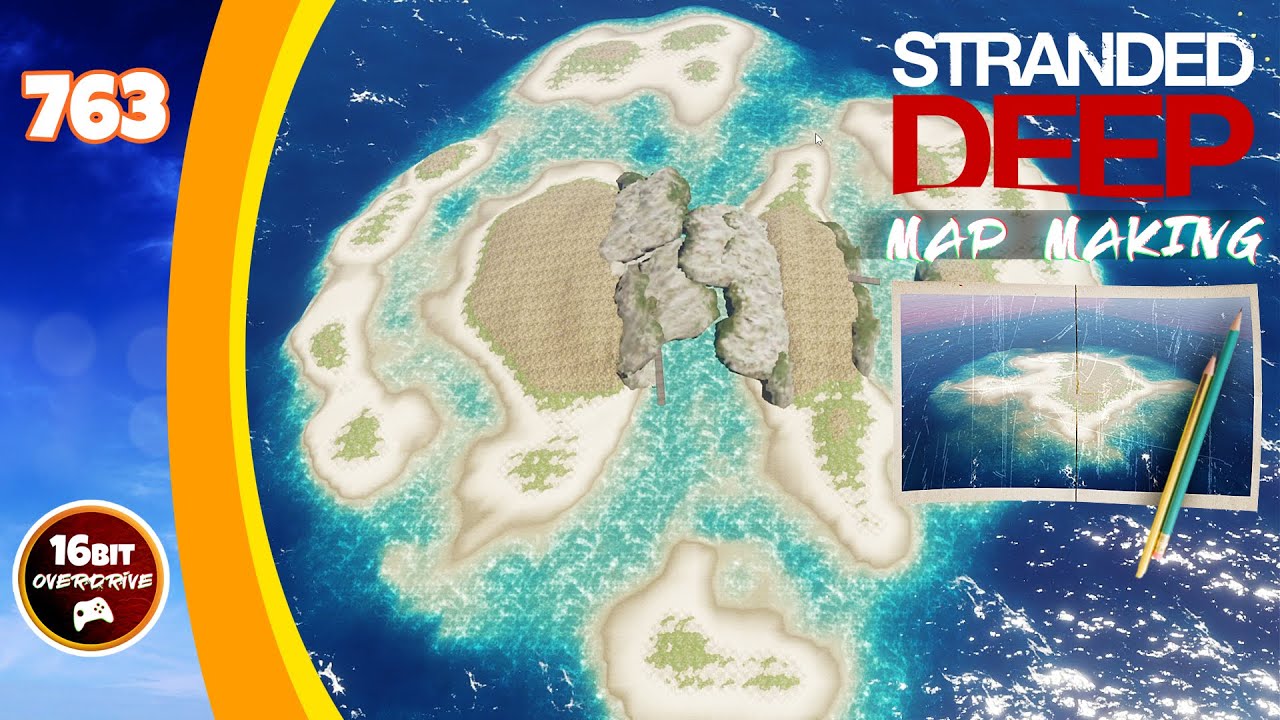 Map Editor - Blocking In The Main Island - Stranded Deep (763) - YouTube