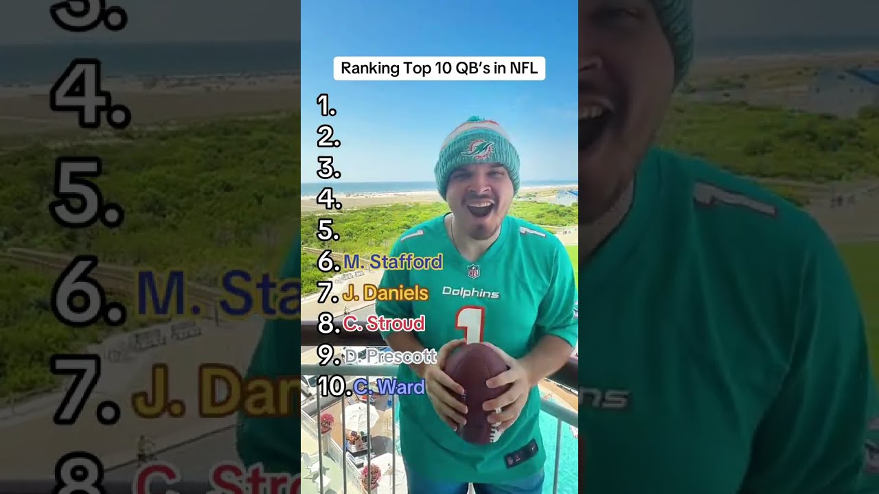 Ranking Top 10 QB S In NFL Nfl Nfltrending Nflviral Nflfootball Nflrankings
