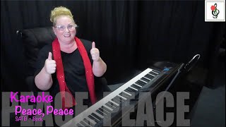 Peace, Peace - SATB - Bock - Karaoke with Brenda