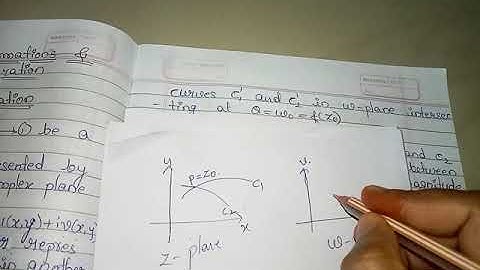 18MAT41. Module-2{Conformal Transformation & and Complex Integration} Class-1