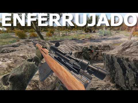 Eu fui para o pvp hardcore de arma reforger com um rifle de quase 90 anos