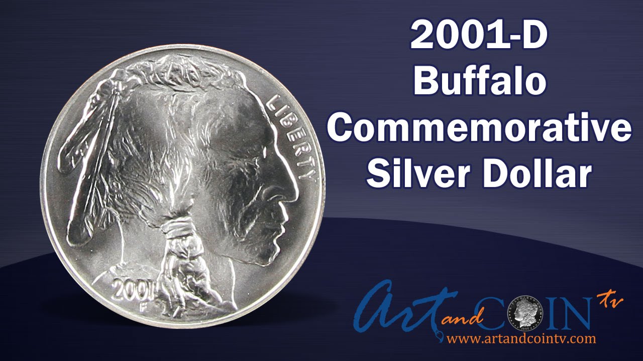 2001-D BU Buffalo Commemorative Silver Dollar at Art and Coin TV