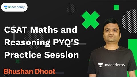 CSAT Maths and Reasoning PYQ