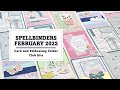 Spellbinders February 2022 Club kits | Embossing folder and Card kit | 20 cards