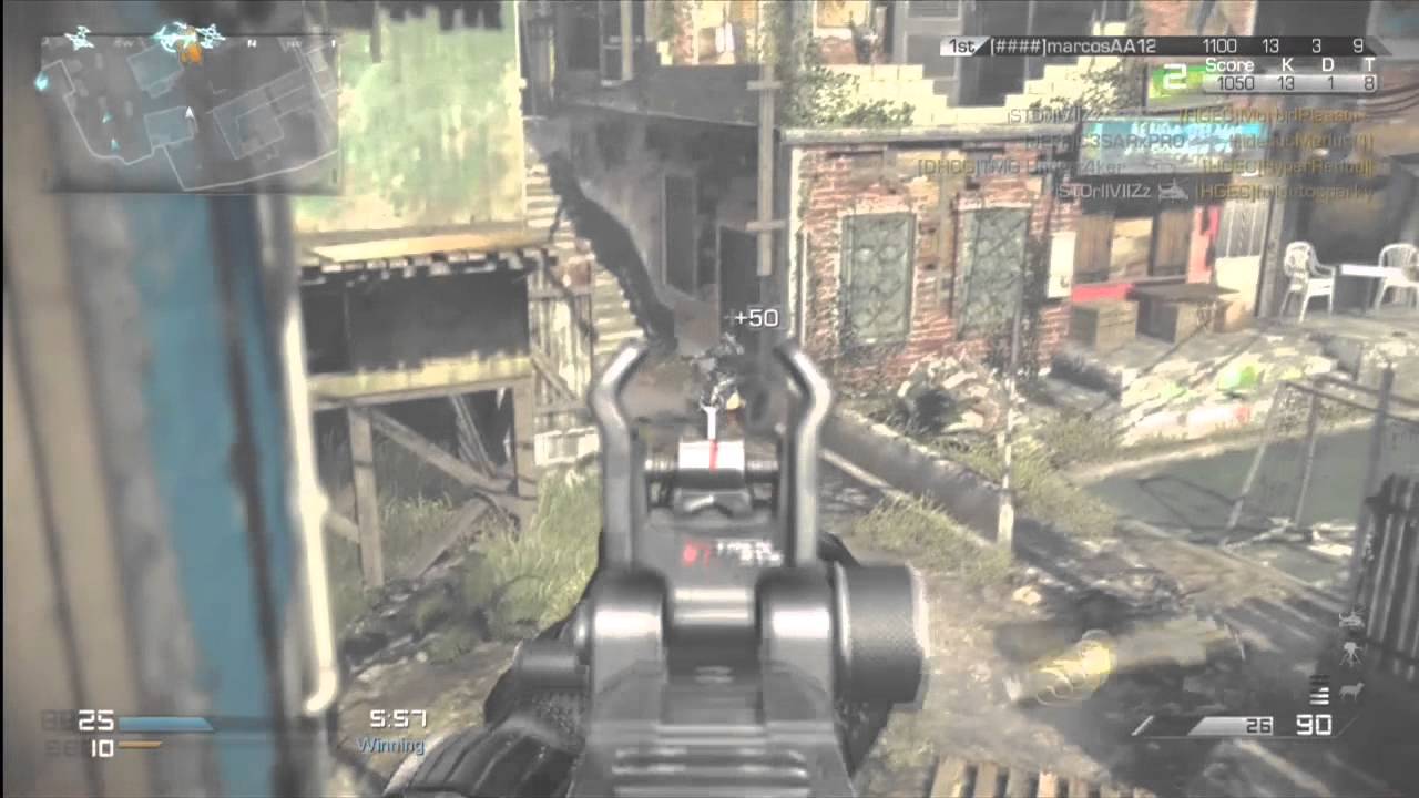 COD - Ghosts - Invasion - TDM - Favella with Silenced Maverick