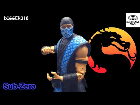 Mortal Kombat SubZero Klassic Mcfarlane Toy Review 4K