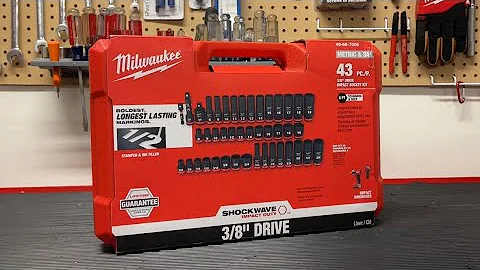 49-66-7009  Milwaukee 43 piece impact socket set 49-66-7009