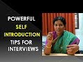 POWERFUL  SELF  INTRODUCTION TIPS - IN ENGLISH