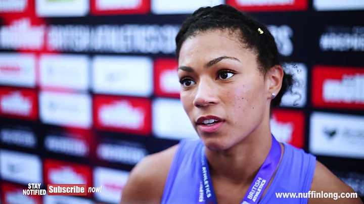 ALICIA BARRETT ON WINNING THE 100M HURDLES AND WOU...