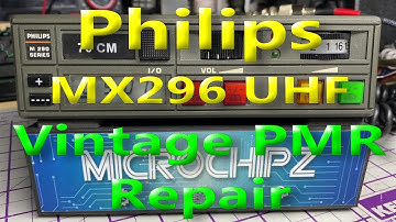 EP 213 - Philips MX296 - Vintage PMR - 70cm  - VCO repair and test