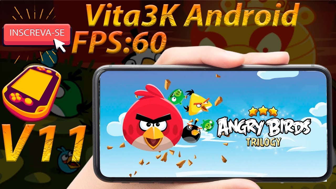 Vita3K V11 Teste Angry Birds Trilogy - YouTube