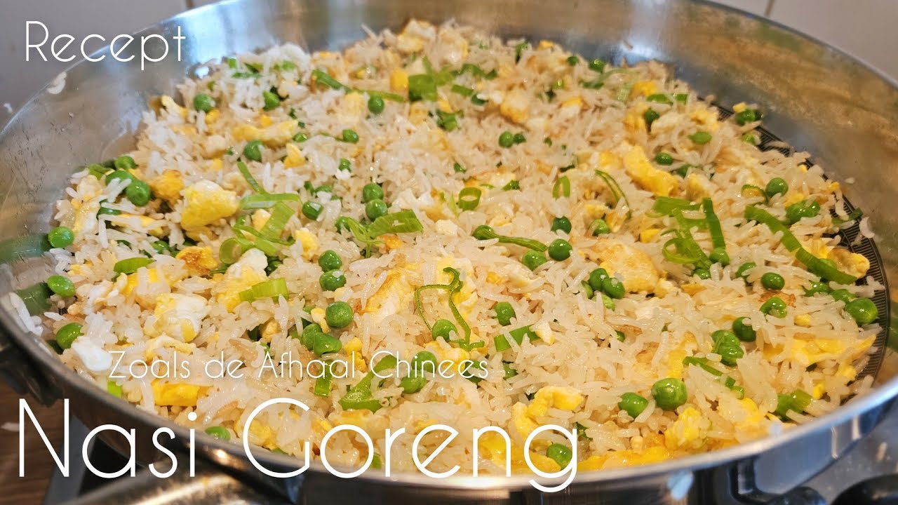 Nasi goreng maken zoals de Afhaal Chinees snelle makkelijk recept|fried