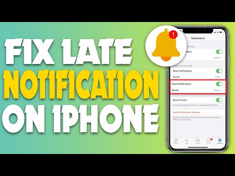 how to fix late notification on iPhone 2023 | F HOQUE |