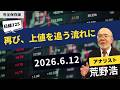 【日経225ライブ】荒野浩のテクニカル・ルームから(2026/6/12)
