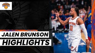 Jalen Brunson MR. CLUTCH IS BACK | NY Knicks VS. DENVER NUGGETS (Mar. 18, 2023)