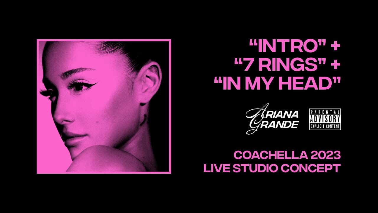ariana grande - intro + 7 rings + in my head (coachella live concept)