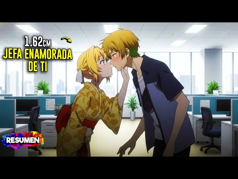 ENAMORÓ A La JEFA REGAÑONA De Su TRABAJO Bukiyou Na Senpai RESUMEN ANIME 1 6 
