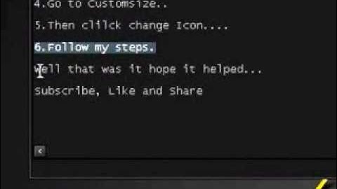 How to change icons on Windows XP