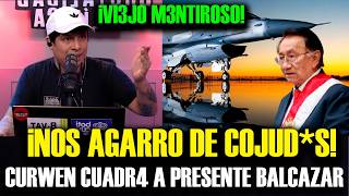 #Curwen cuadra al presidente José María Balcázar por negar saber sobre compra de aviones F-16.