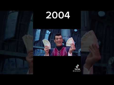 Lazy Town then and now