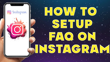 How to Setup FAQ on Instagram | Instagram Frequently Asked Questions