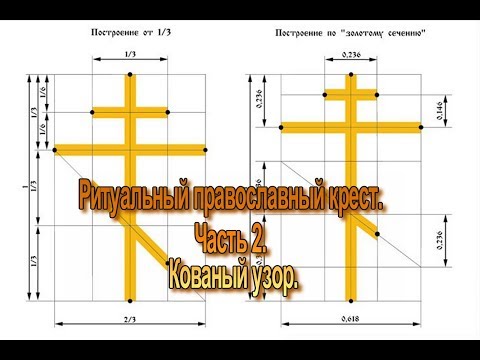 Ритуальный крест. Часть 2. Кованый узор.