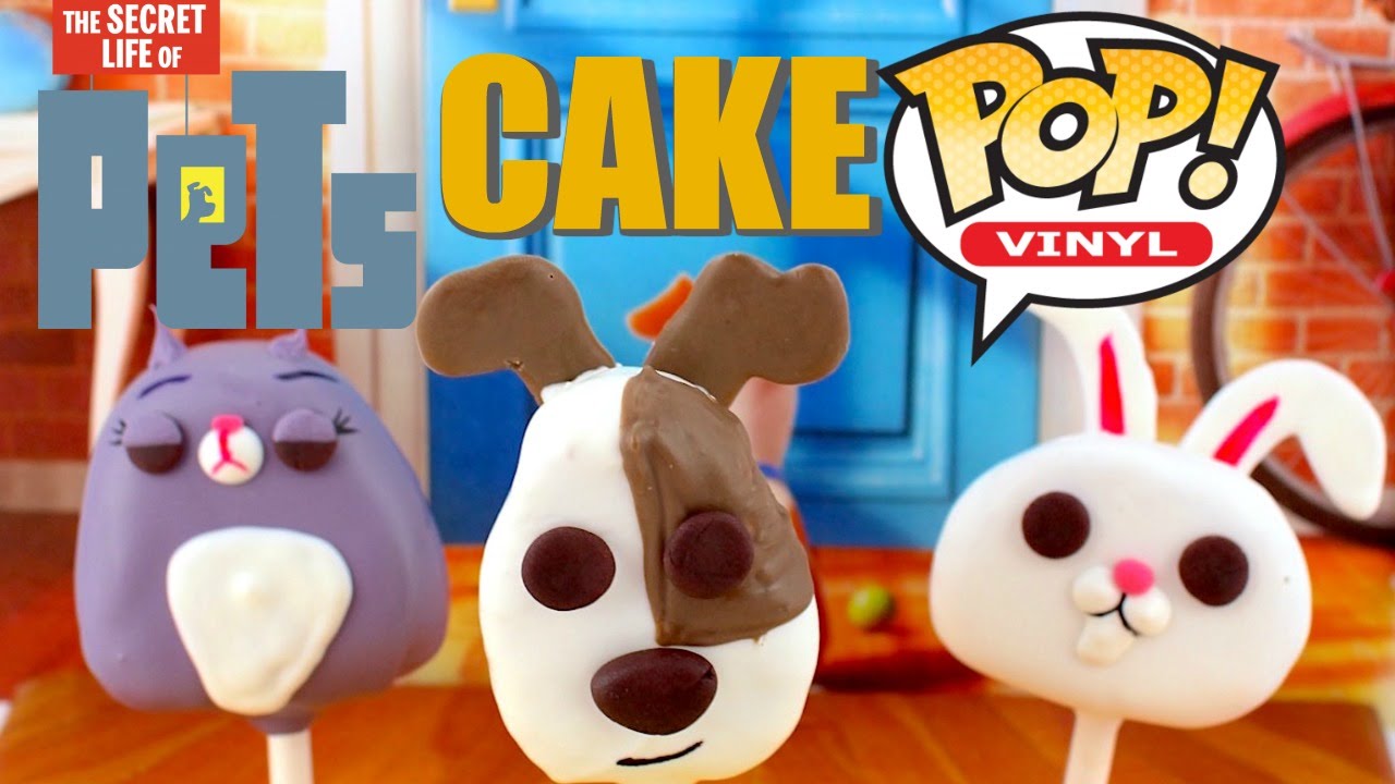 CAKE POPS INSPIRADOS EN LA PELÍCULA THE SECRET LIFE OF PETS