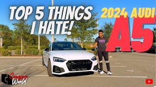5 Things I Hate About The 2024 Audi A5 Sportback