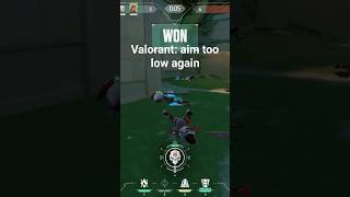 Valorant: aiming too low valorantclips valoranthighlights valorant