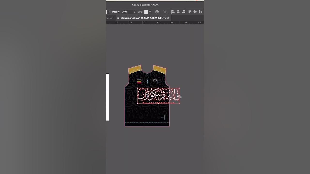 AI Tutorial 518: Jersey Design Idea | Part 88 - Simple Design Jersey Tutorial