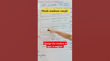 how to change the medium hindi to english for upsc ias exam #ias #hindimedium #upscresult #viral