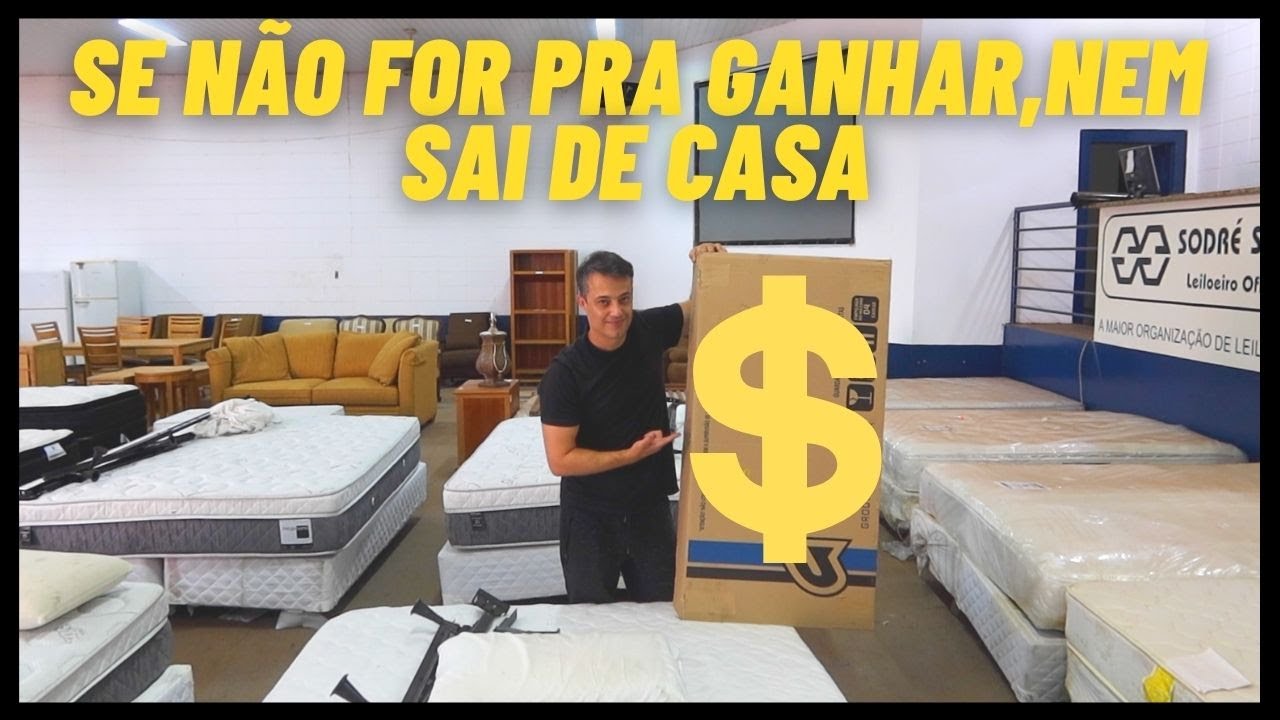 ATÉ COM PRODUTO SE FAZ LEILÃO