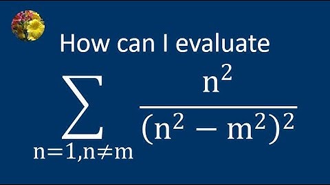 Elementary Algebra Meets a Deceptively Difficult Sum