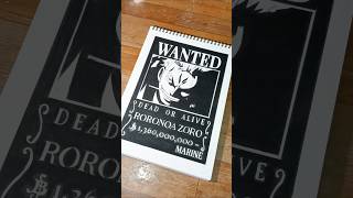 Zoro's Wanted Poster 🔥