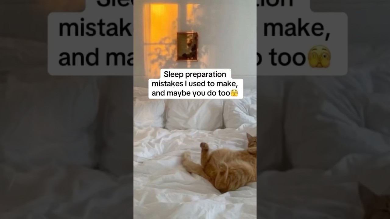 Making these sleep prep mistakes? You're not alone! 