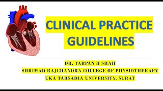 Clinical Practice Guidelines For Physiotherapists