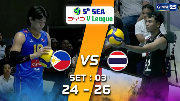 Philippines 🇵🇭 vs Thailand 🇹🇭 | Highlight (SET 3) | 10 ก.ค. 68 | SEA V.League