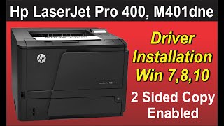 How to Install HP LaserJet Pro 400 Printer M401dn Software and Driver screenshot 1